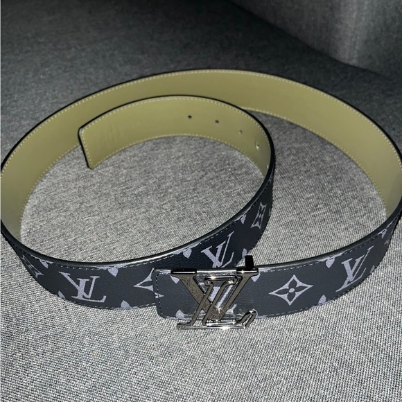 Louis Vuitton Eagle Monogram Pattern Belt In Black - Praise To Heaven